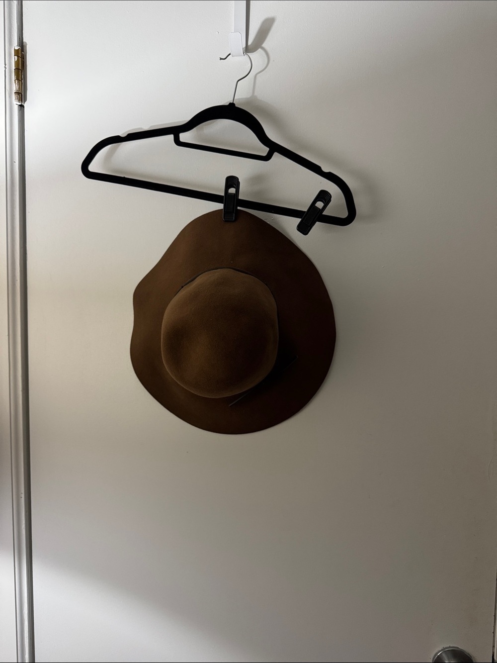 Talula Chocolate Brown Felt Floppy Hat